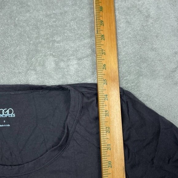 Logo Principles Lori Goldstein Black Womens T-Shirt Small Short Sleeve a0217 - Picture 3 of 7